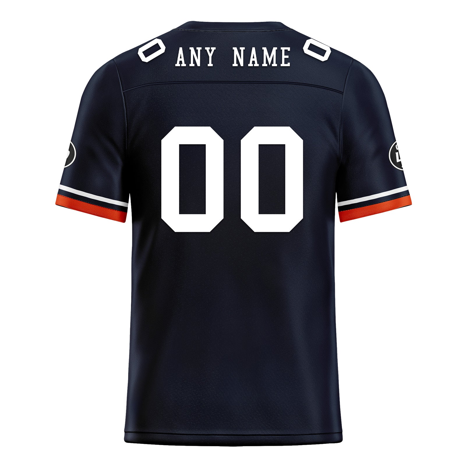 Custom Black Chicago Personalized Authentic Football Jersey FBJ02-D020263-7