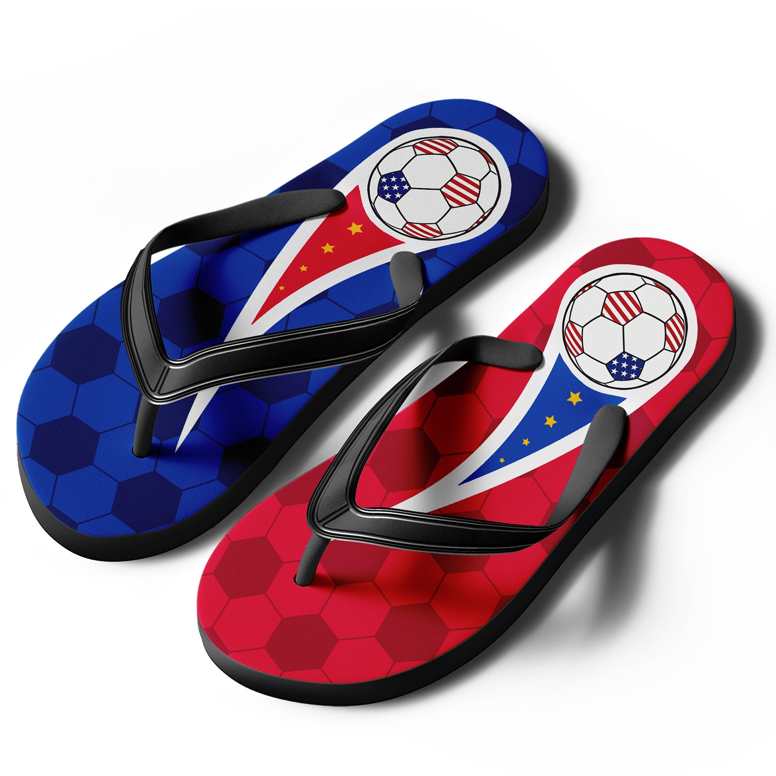 Custom United States 2026 World Cup Sneakers DIY Country Flag Running Shoes Lightweight Sport Shoes Gift for Football Fans Personalized Team Name and Logo FN058-F028039-3