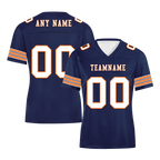 Custom Blue White Classic Style Personalized Authentic Football Jersey FBJ02-bd0a700d