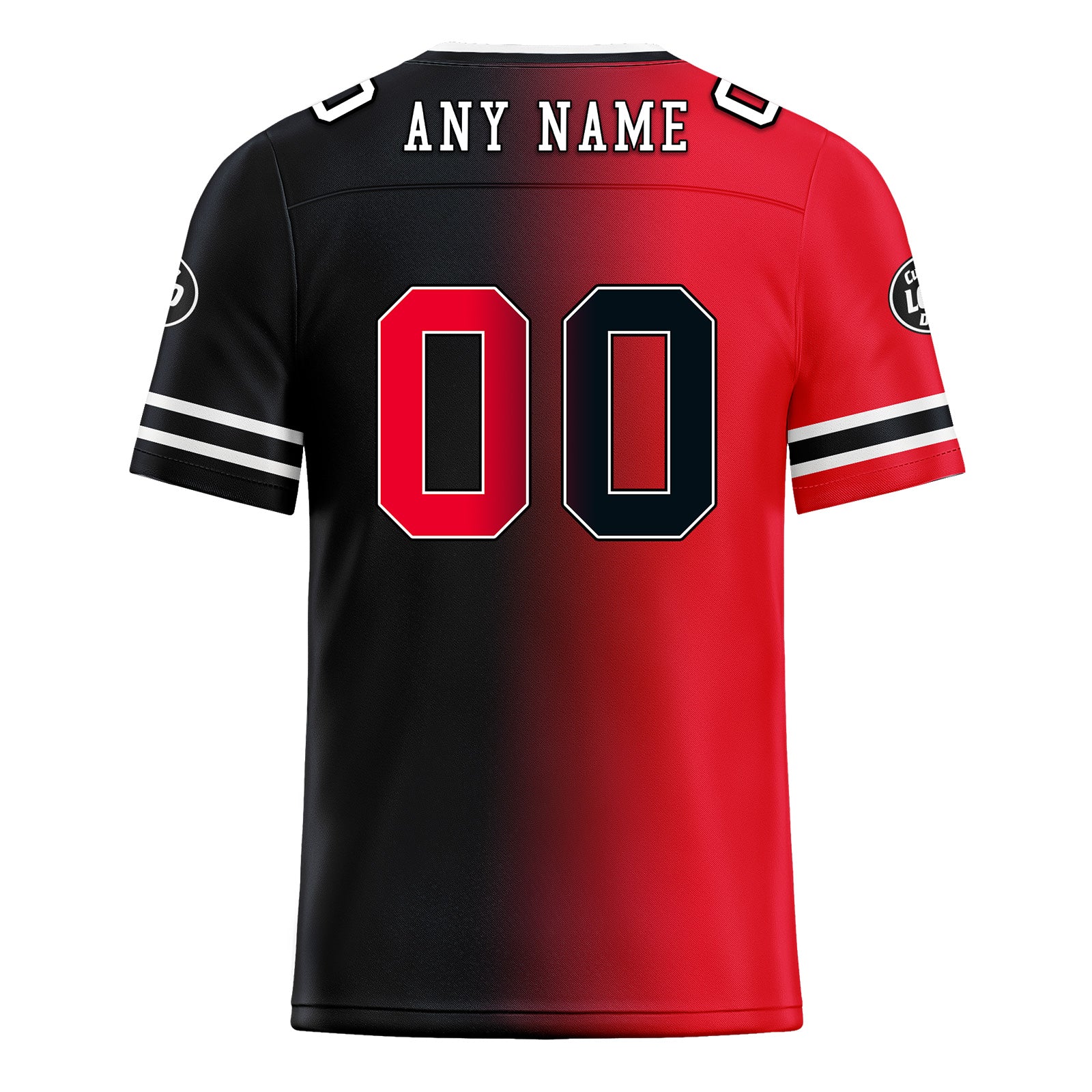 Custom Dark Gray Red Texas Personalized Authentic Football Jersey FBJ02-D028017-22