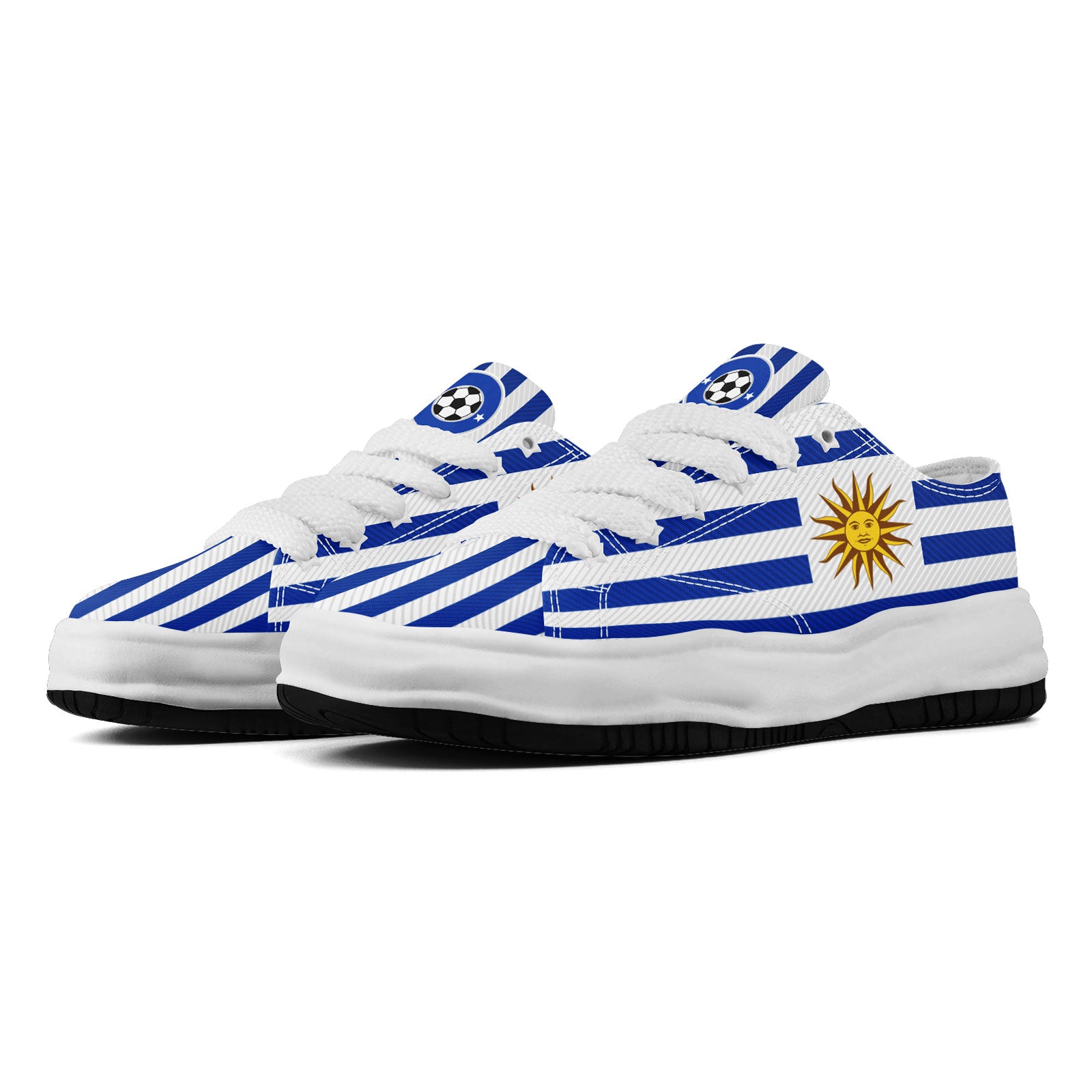 Custom Uruguay 2026 World Cup Sneakers DIY Country Flag Running Shoes Lightweight Sport Shoes Gift for Football Fans Personalized Team Name and Logo FN038-F009112-4