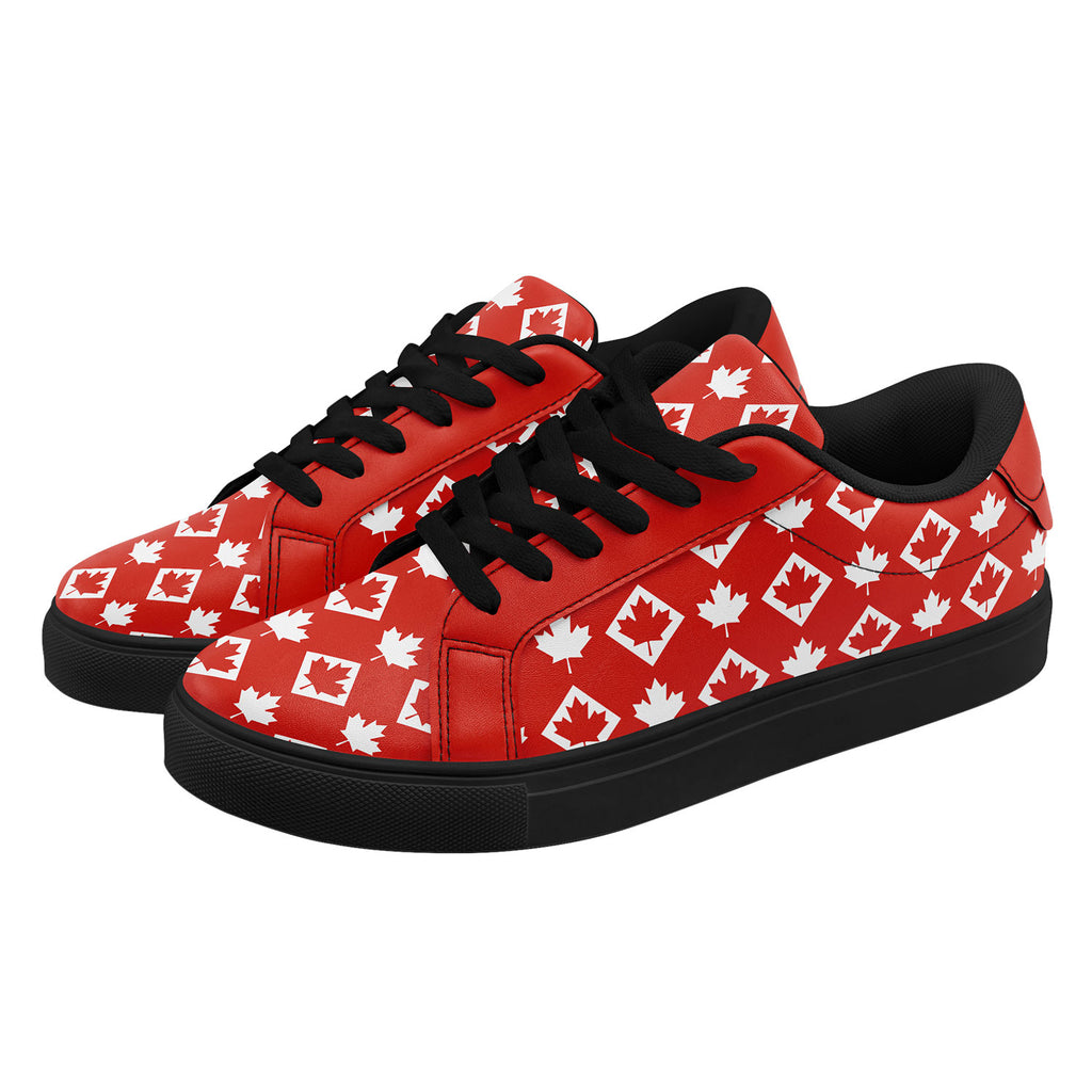 Custom Canada 2026 World Cup Sneakers DIY Country Flag Running Shoes Lightweight Sport Shoes Gift for Football Fans Personalized Team Name and Logo FN023-F020031-4