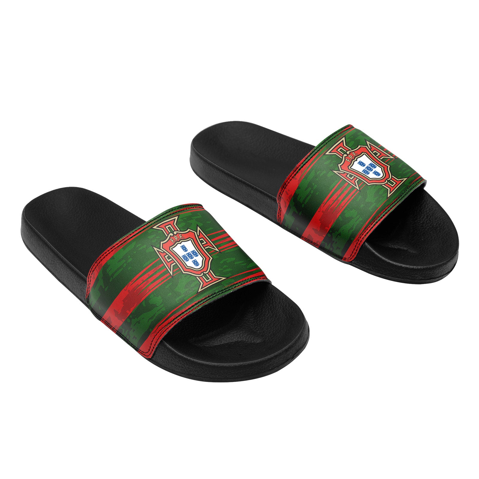 Custom Portugal 2026 World Cup Sneakers DIY Country Flag Running Shoes Lightweight Sport Shoes Gift for Football Fans Personalized Team Name and Logo FN056-F020034-5