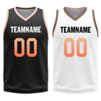 Custom Black White Classic Style Reversible Basketball Uniform Personalized Ordinary BBJR-D017028
