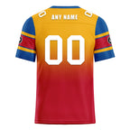 Custom Yellow Red Pittsburgh Football Jersey and Hat Combo Offer Personalized Combo ZH-D020326-30