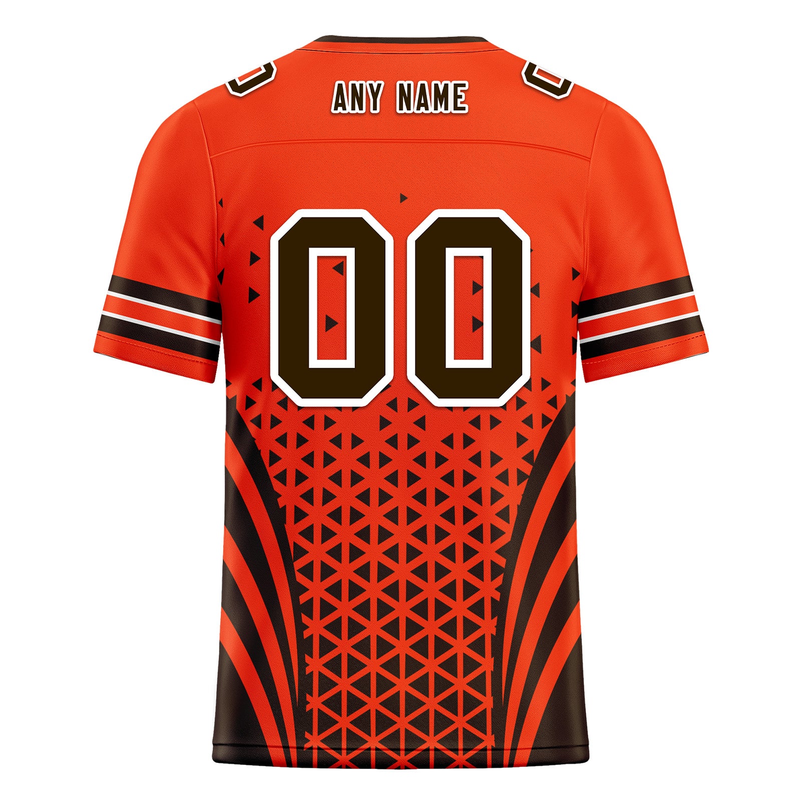 Custom Black Orange Ohio Personalized Authentic Football Jersey FBJ02-D023033-8