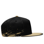 Custom Black Yellow New Orleans MaxSoul Shoes and Hat Combo Offer Personalized Combo ZH-D020264-19