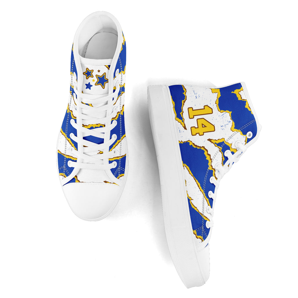 Custom Uruguay 2026 World Cup Sneakers DIY Country Flag Running Shoes Lightweight Sport Shoes Gift for Football Fans Personalized Team Name and Logo FN024-F009125-10