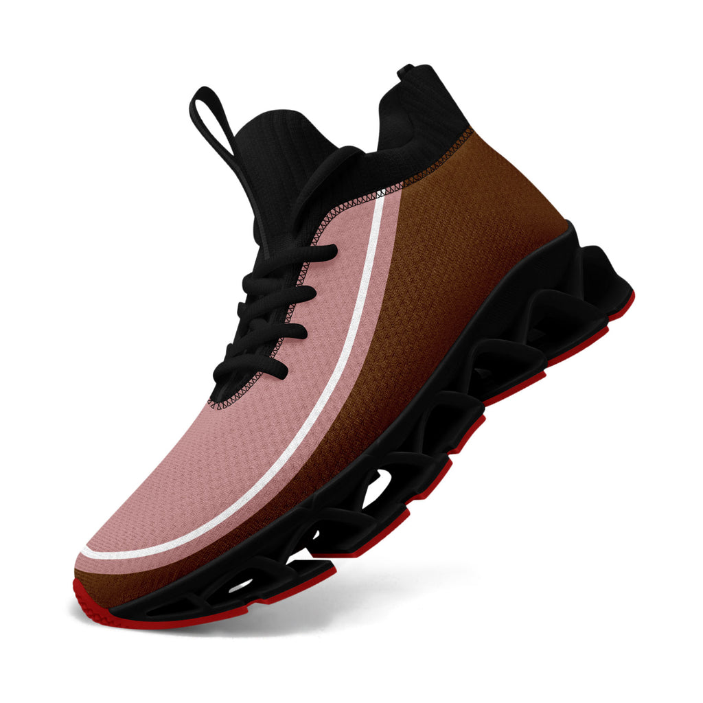 Custom Dark Pink Brown Maxsoul Shoes Personalized Sneaker FN030XD-D020388-18