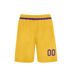 Custom Yellow Classic Style Sports Uniform Basketball Jersey BBJ01-D020105-15