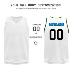 Custom White Neon Black Indiana City Edition Personalized Reversible Basketball Set Sports Basketball Jersey BBJ01R-D0610-12