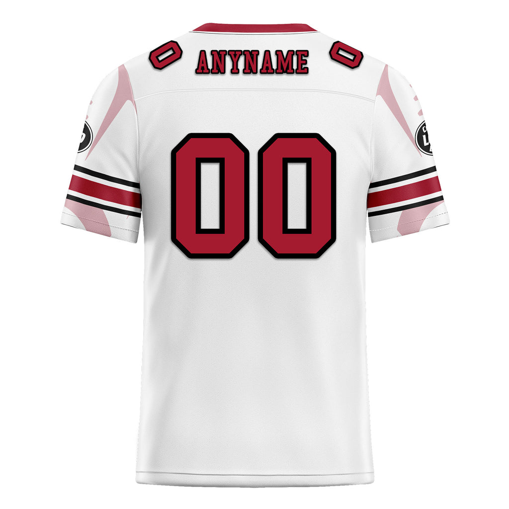 Custom White New York Personalized Authentic Football Jersey FBJ02-D025033-20