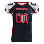 Custom Blue White Texas High-Performance American Football Jersey FBJ06-D023001-12