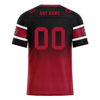 Custom Red Black Atlanta Personalized Authentic Football Jersey FBJ02-D020249-3