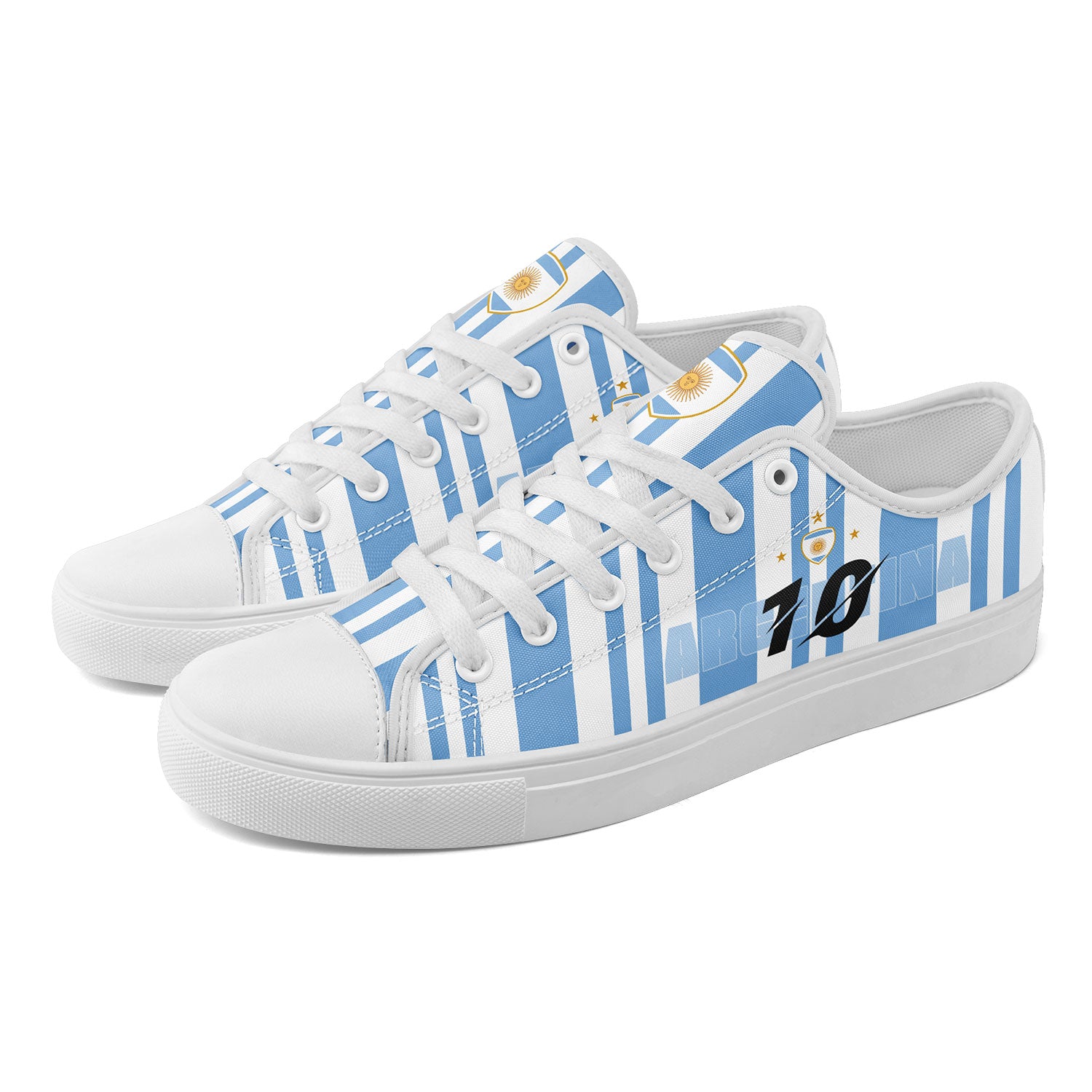 Custom 2026 World Cup Argentina Sneakers DIY Country Flag Running Shoes Lightweight Sport Shoes Gift for Football Fans Personalized Team Name and Logo FN027-F027053-5