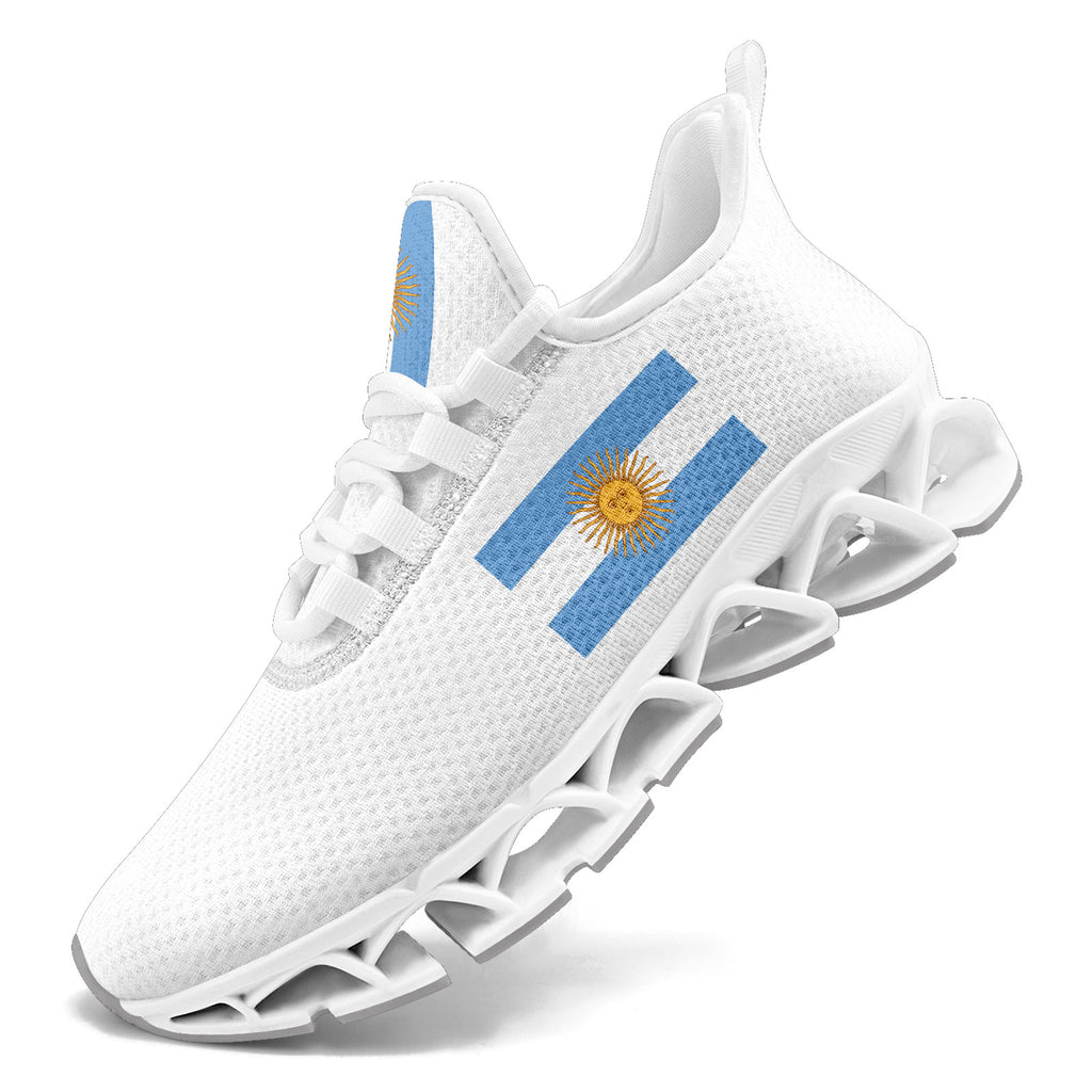Custom 2026 World Cup Argentina Sneakers DIY Country Flag Running Shoes Lightweight Sport Shoes Gift for Football Fans Personalized Team Name and Logo FN003XD-F027046-4