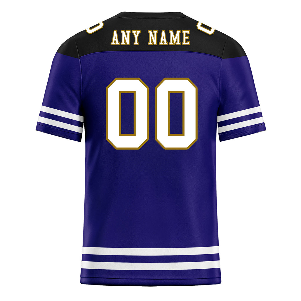 Custom Baltimore Personalized Authentic Football Jersey FBJ02-E0607-5