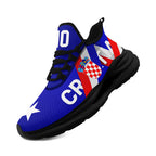 Custom Croatia 2026 World Cup Sneakers DIY Country Flag Running Shoes Lightweight Sport Shoes Gift for Football Fans Personalized Team Name and Logo FN079-F009105-4