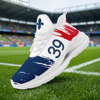 Custom France 2026 World Cup Sneakers DIY Country Flag Running Shoes Lightweight Sport Shoes Gift for Football Fans Personalized Team Name and Logo FN079-F020045-5