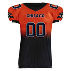 Custom Orange Blue Fade Fashion Chicago High-Performance American Football Jersey FBJ06-D020252-7