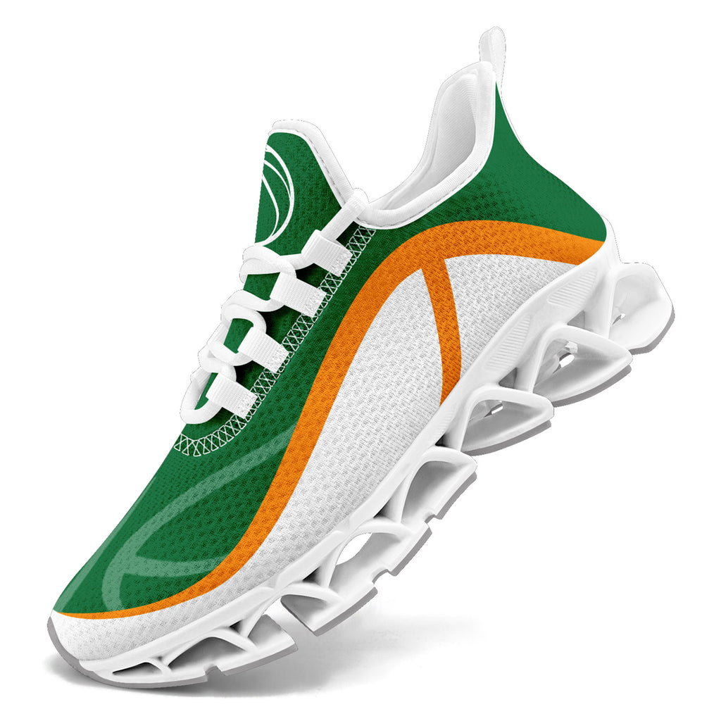 Custom Green Orange Maxsoul Shoes Personalized Sneaker FN003XD-D020391-18