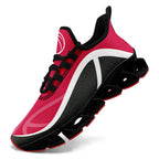 Custom Red Gray Maxsoul Shoes Personalized Sneaker FN003XD-D020391-10