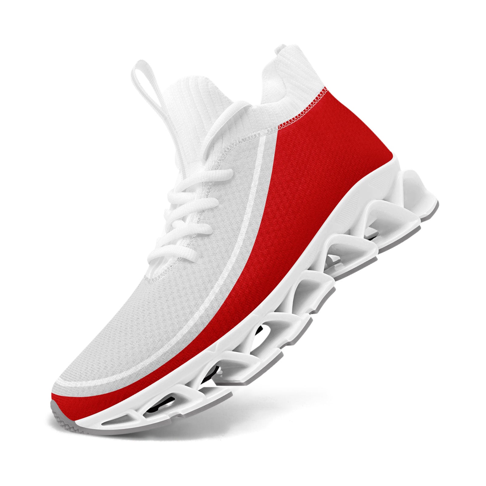 Custom Red Gray Maxsoul Shoes Personalized Sneaker FN030XD-D020388-21