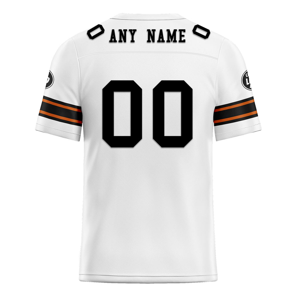 Custom White Cleveland Personalized Authentic Football Jersey FBJ02-D020256-29