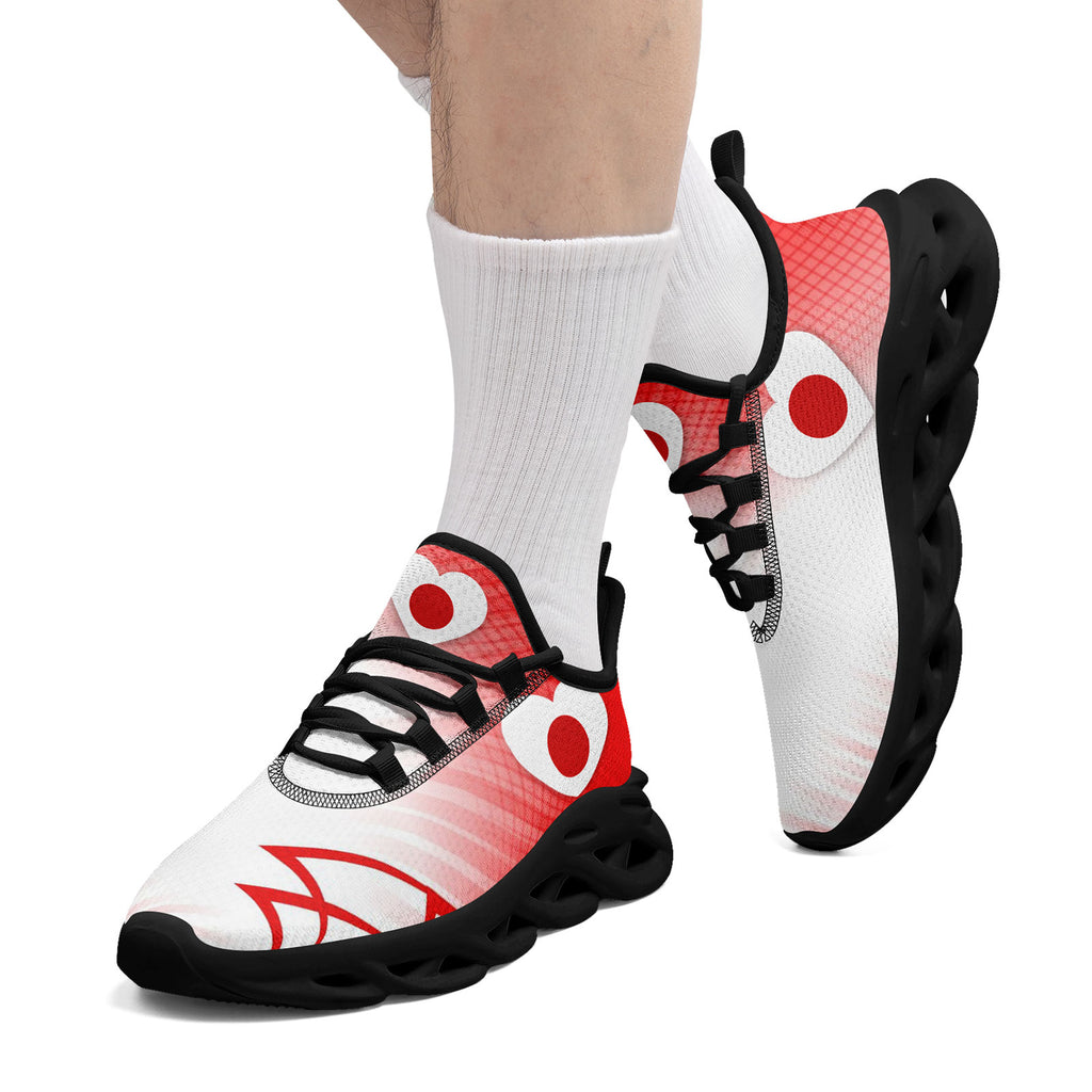 Custom Japan 2026 World Cup Sneakers DIY Country Flag Running Shoes Lightweight Sport Shoes Gift for Football Fans Personalized Team Name and Logo FN003-F025044-10
