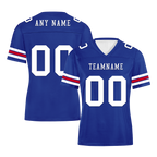 Custom Blue Classic Style Personalized Authentic Football Jersey FBJ02-bd0a70aa