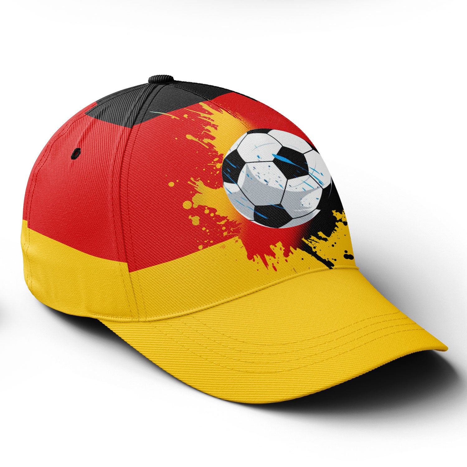 Personalized 2026 Germany Soccer Fan Hat - Add Your Name & Design Custom 2026 Football Tournament Hat YW061-F028095-4