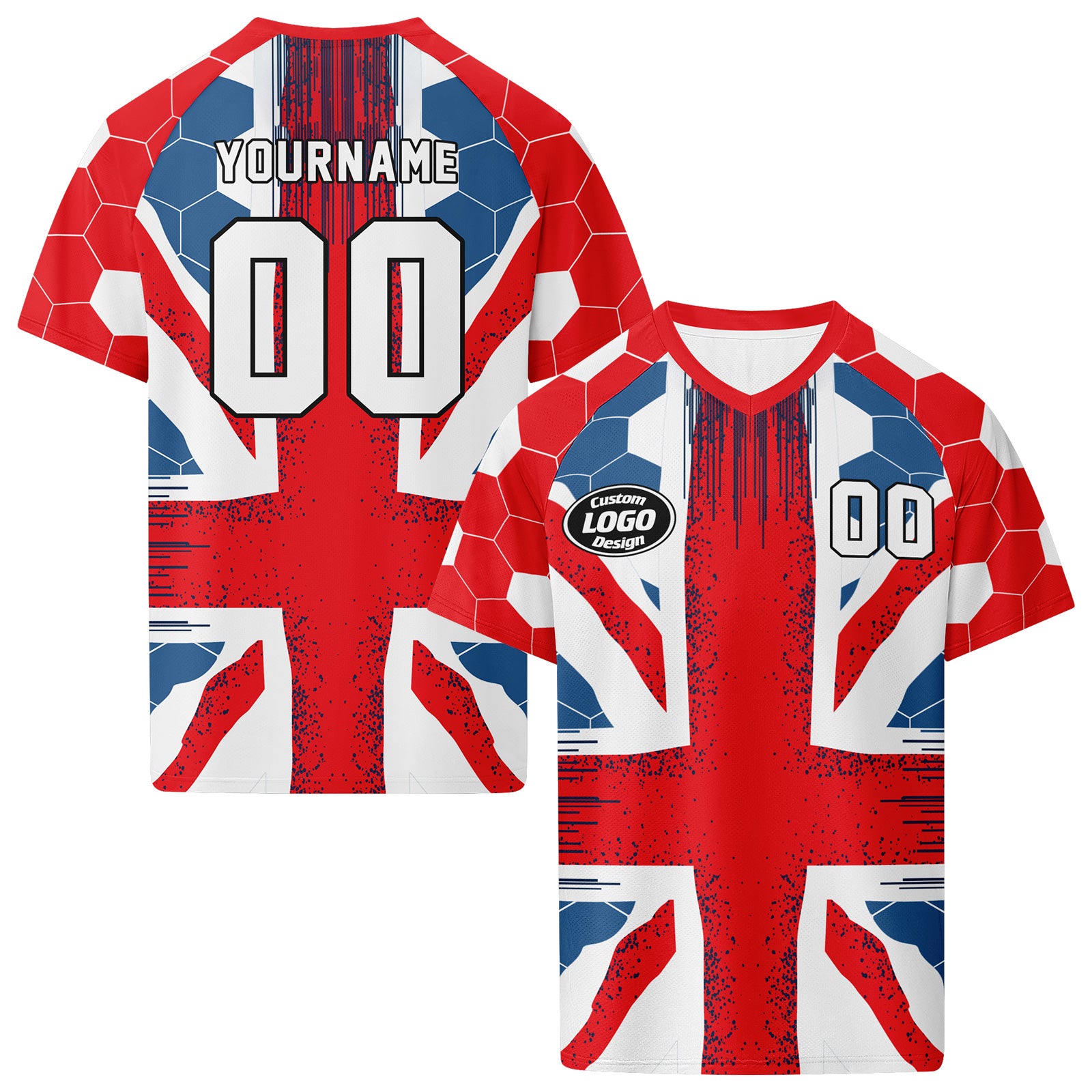 Custom England 2026 World Cup Football Shirt Customized Soccer Jersey for Fans Add Your Name & Number FZ190-F023109-2