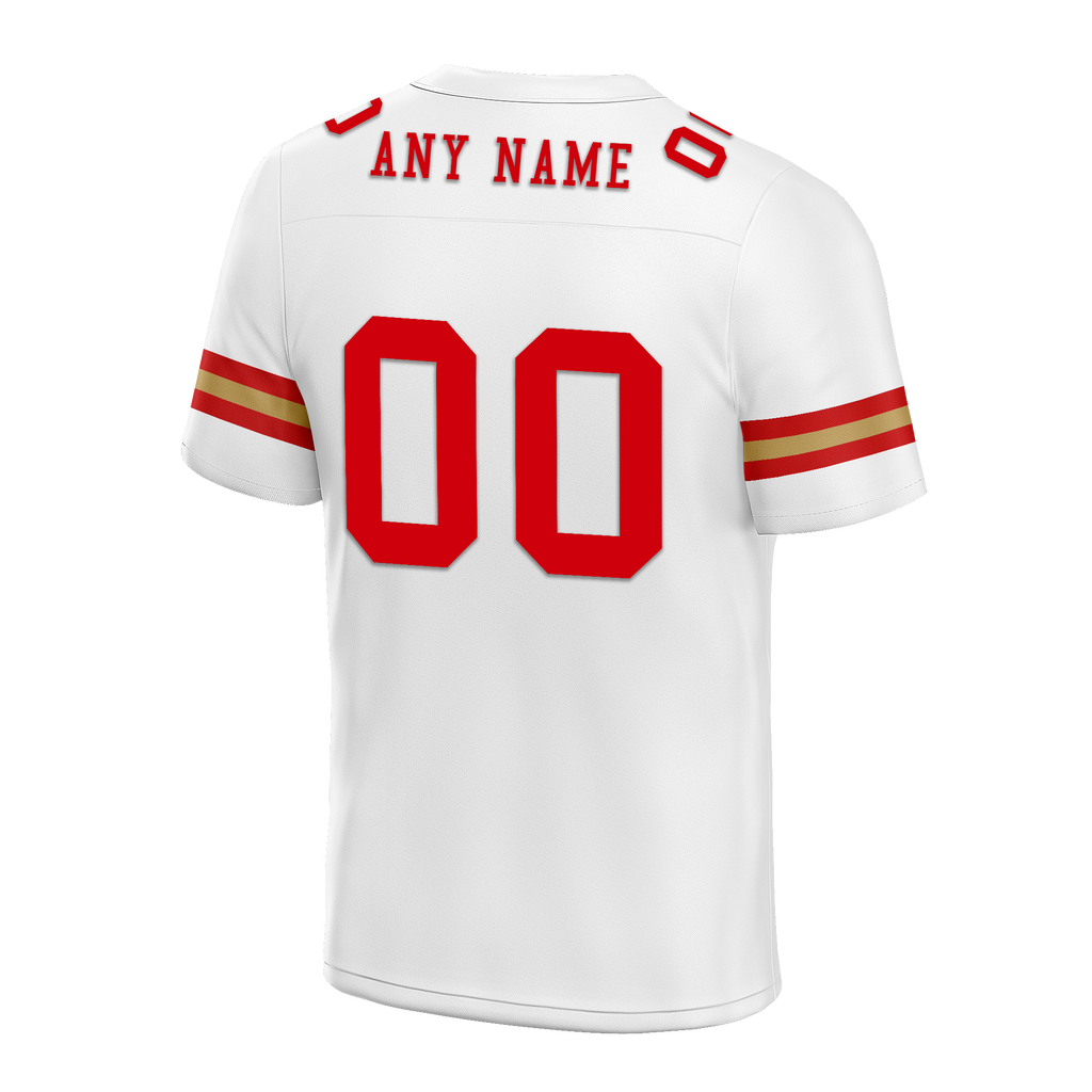 Custom White Classic Style Personalized Authentic Football Jersey FBJ02-bd0a70ac