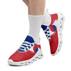 Custom South Korea 2026 World Cup Sneakers DIY Country Flag Running Shoes Lightweight Sport Shoes Gift for Football Fans Personalized Team Name and Logo FN003-F009130-5