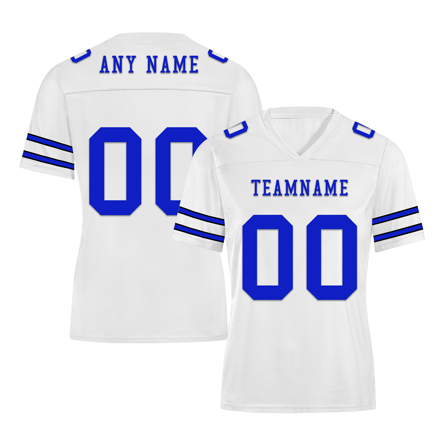 Custom White Classic Style Personalized Authentic Football Jersey FBJ02-bd0a700e