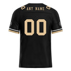 Custom Black Yellow New Orleans Football Jersey and Firesoul Sports Shoes Combo Offer Personalized Combo ZH-D020273-19