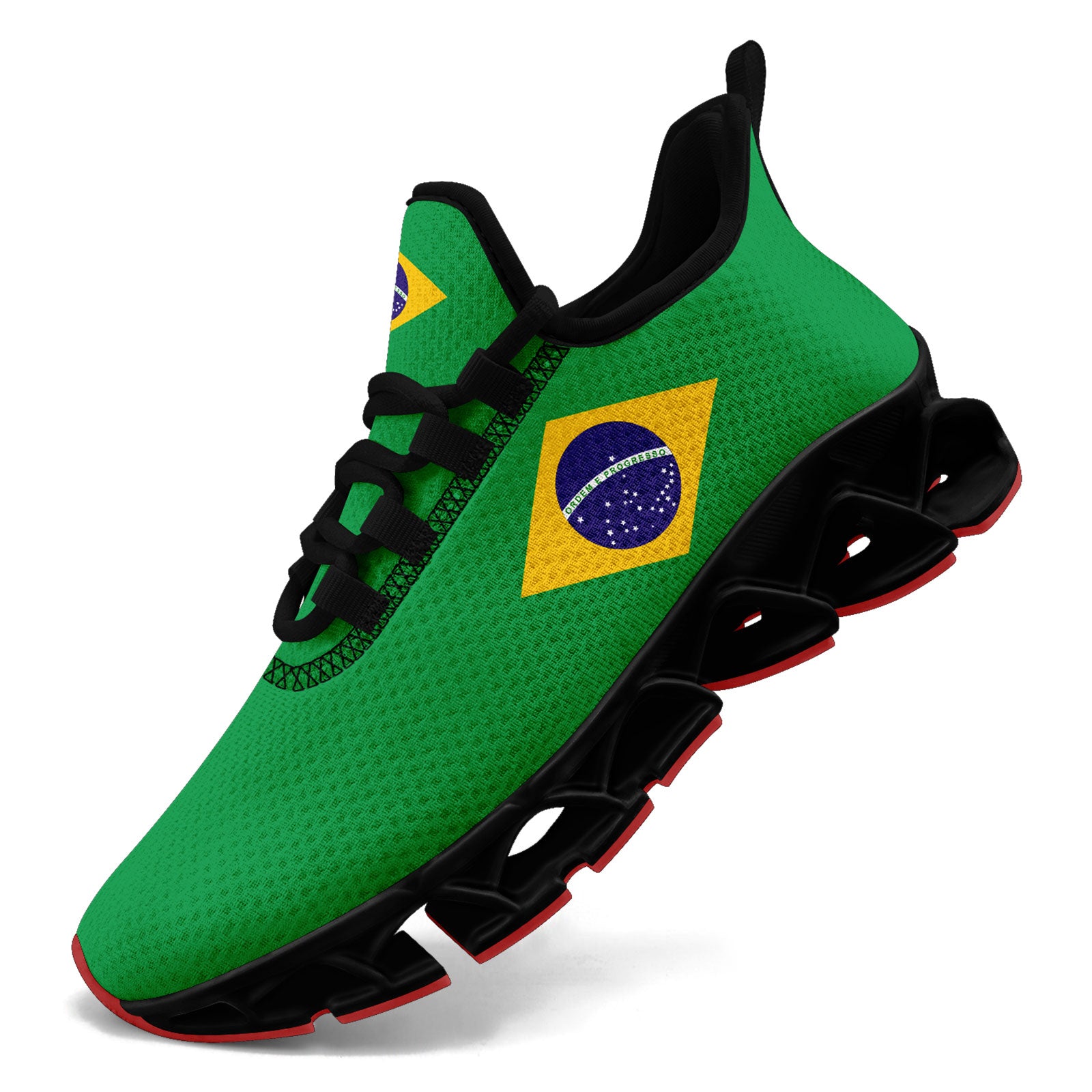 Custom 2026 World Cup Brazil Sneakers DIY Country Flag Running Shoes Lightweight Sport Shoes Gift for Football Fans Personalized Team Name and Logo FN003XD-F027047-1