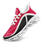 Custom Red Gray Maxsoul Shoes Personalized Sneaker FN003XD-D020391-10