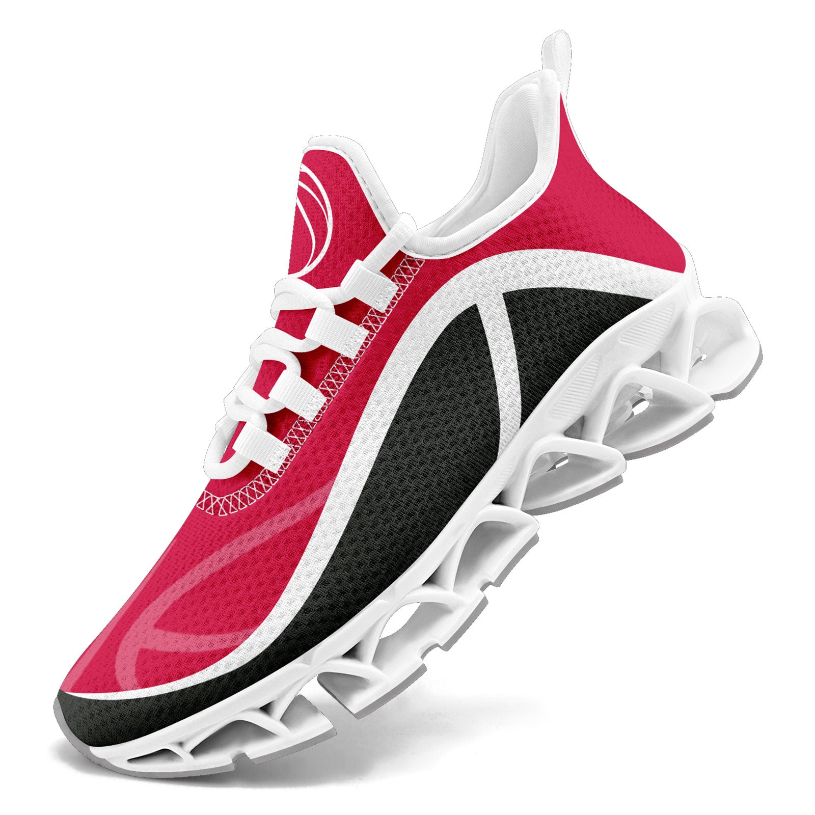 Custom Red Gray Maxsoul Shoes Personalized Sneaker FN003XD-D020391-10