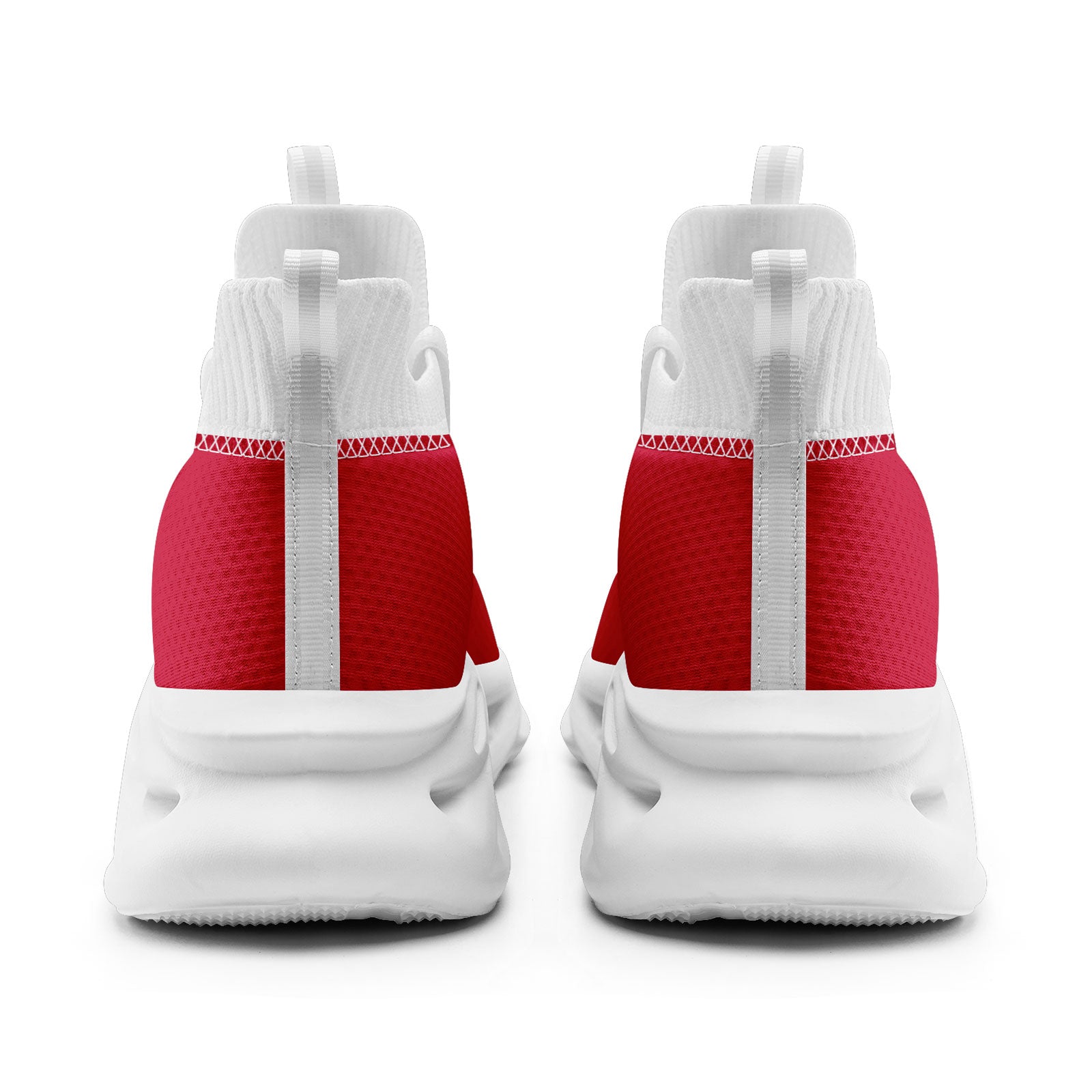 Custom Red Blue Massachusetts MaxSoul Shoes and Hat Combo Offer Personalized Combo ZH-D028017-29
