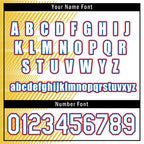 Custom Yellow White Soccer Sets Jersey Personalized SCJ101-D28040
