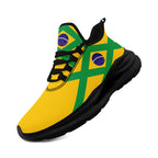 Custom 2026 World Cup Brazil Sneakers DIY Country Flag Running Shoes Lightweight Sport Shoes Gift for Football Fans Personalized Team Name and Logo FN079-F027049-4
