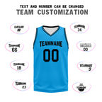 Custom Light Blue City Edition Personalized Sports Uniform Authentic Basketball Jersey BBJ01-D06101-13