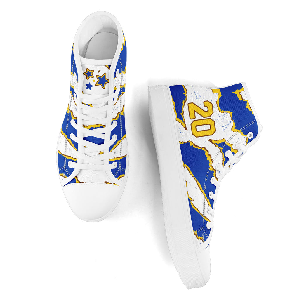 Custom Uruguay 2026 World Cup Sneakers DIY Country Flag Running Shoes Lightweight Sport Shoes Gift for Football Fans Personalized Team Name and Logo FN024-F009125-1