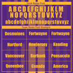Custom Purple Yellow Soccer Sets Jersey Personalized SCJ101-D020131-4