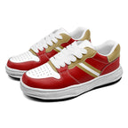 Custom Red Gold San Francisco Shoes Personalized Sneaker FN032-D020389-25