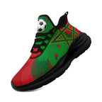 Custom Morocco 2026 World Cup Sneakers DIY Country Flag Running Shoes Lightweight Sport Shoes Gift for Football Fans Personalized Team Name and Logo FN079-F009083-4