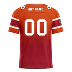 Custom Orange Red Tampa Bay Personalized Authentic Football Jersey FBJ02-D020249-29