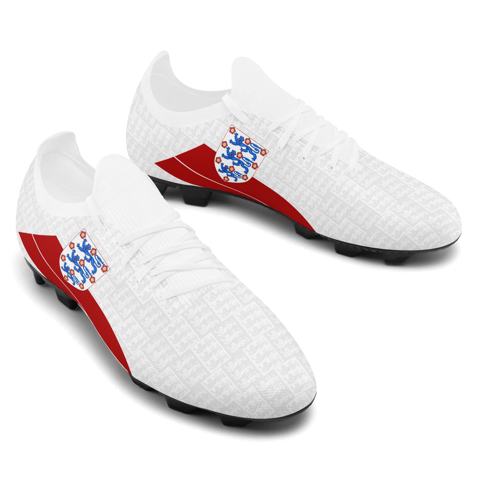 Custom England 2026 World Cup Sneakers DIY Country Flag Running Shoes Lightweight Sport Shoes Gift for Football Fans Personalized Team Name and Logo SC02-F020025-3