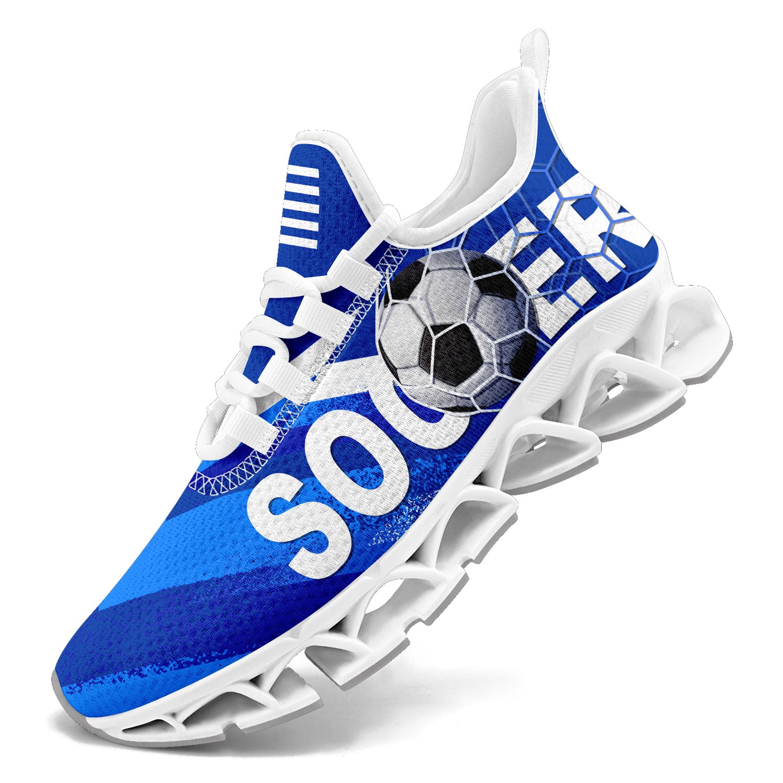 Custom Uruguay 2026 World Cup Sneakers DIY Country Flag Running Shoes Lightweight Sport Shoes Gift for Football Fans Personalized Team Name and Logo FN003XD-F009085-5